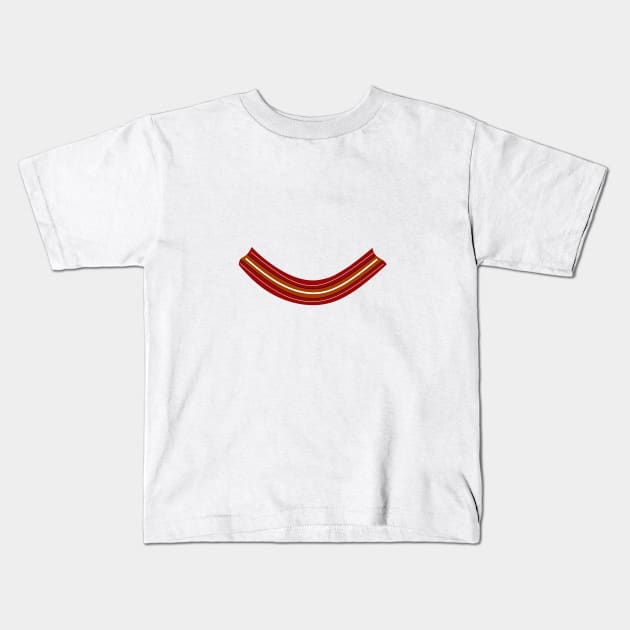 FUNNY Bacon Strip Kids T-Shirt by SartorisArt1